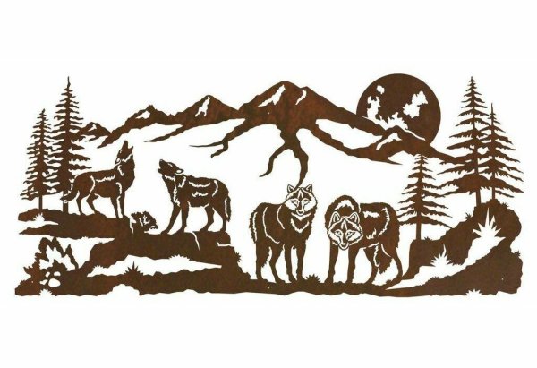 Трафарет для выжигания природа