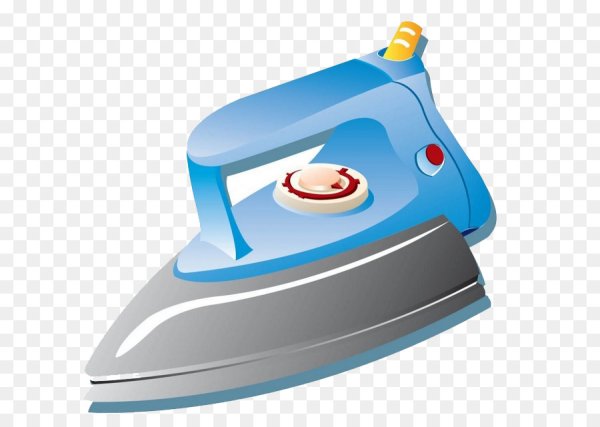 Утюг на прозрачном фоне