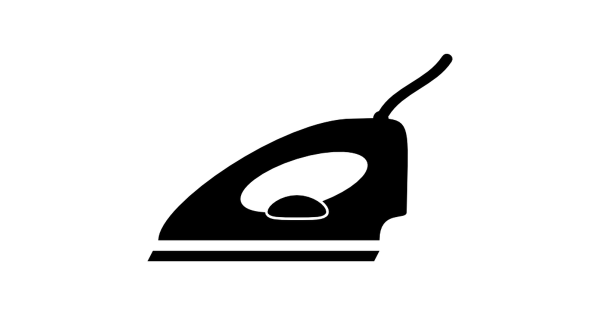 Утюг на прозрачном фоне