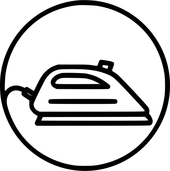 Клипарты утюг с доской на прозрачном фоне