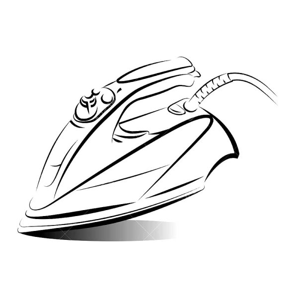 Утюг силуэт