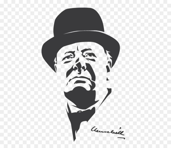 Силуэты Уинстона Черчилля