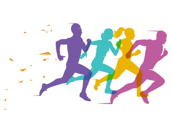 Бегун рисунок