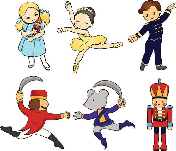 Герои балета Щелкунчик рисунок для детей