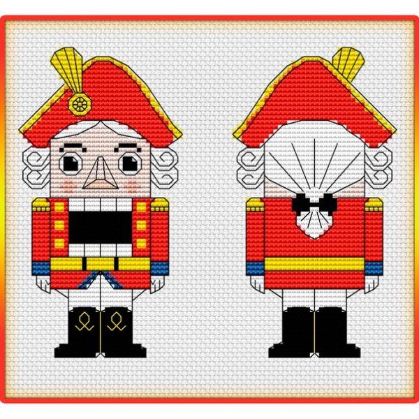 Игрушка Щелкунчик сзади