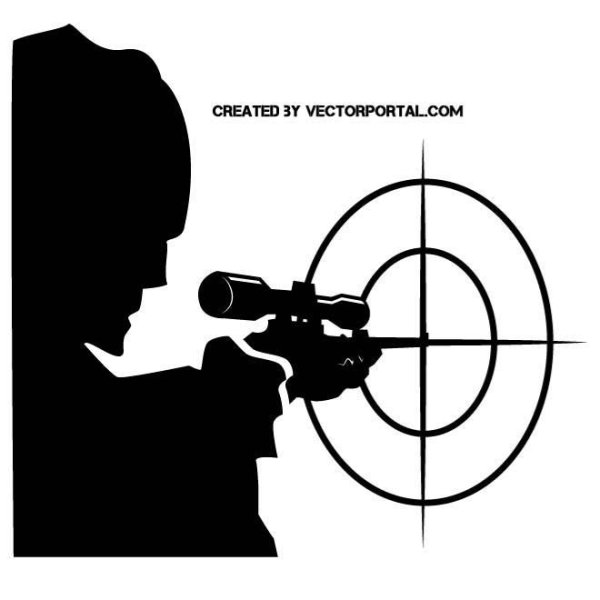 Эмблема снайпера