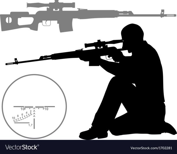 Снайпер силуэт