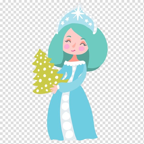 Снегурочка векторное изображение