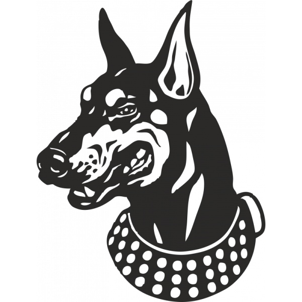 Собака Доберман вектор