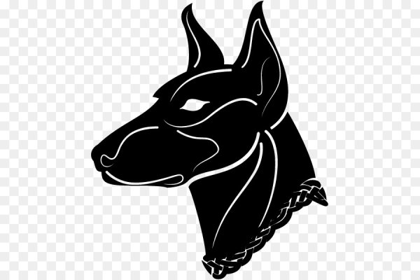 Силуэт добермана