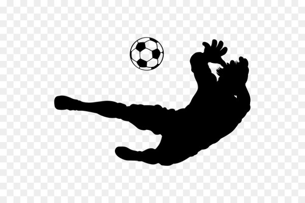 Вратарь силуэт