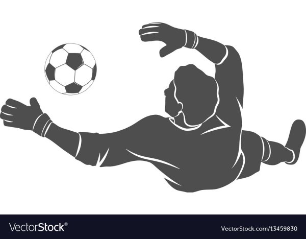 Силуэт футболиста