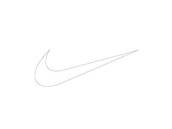 Nike logo White