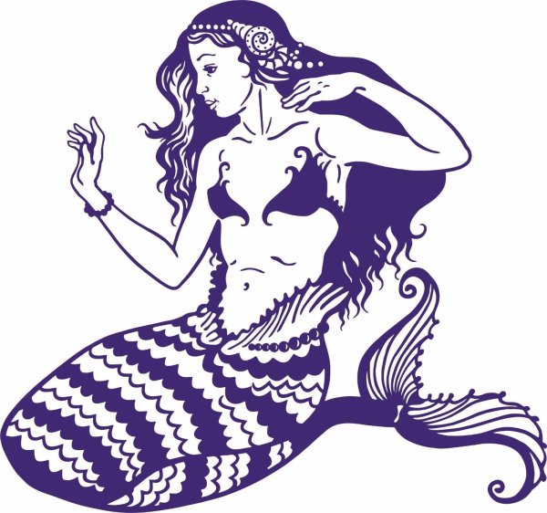 Векторная Русалка