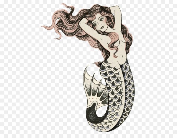 Векторная иллюстрация Русалка