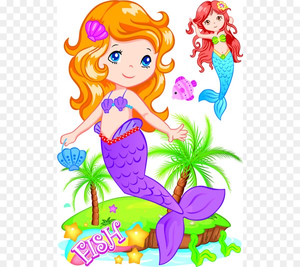 Русалочка вектор