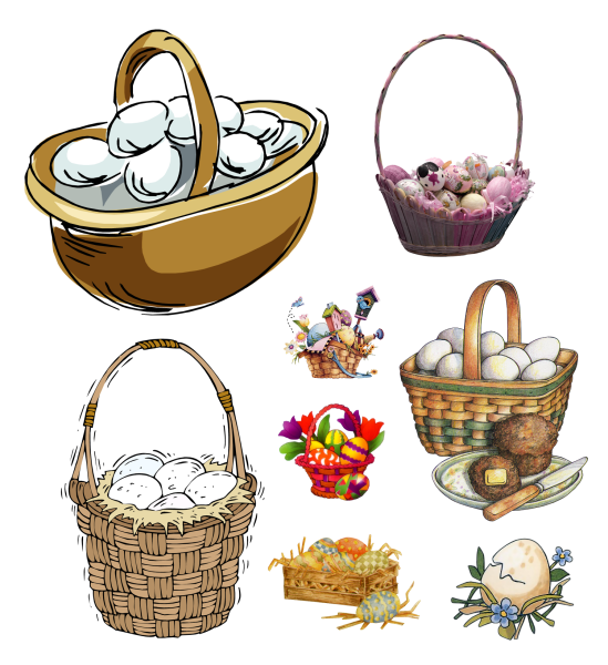 Иллюстрации корзина для детей