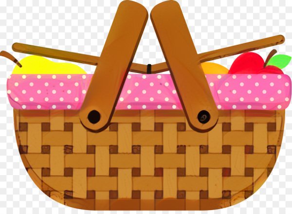 Корзинка для пикника вектор
