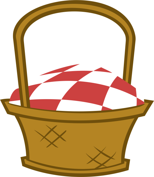 Корзинка для пикника мультяшная