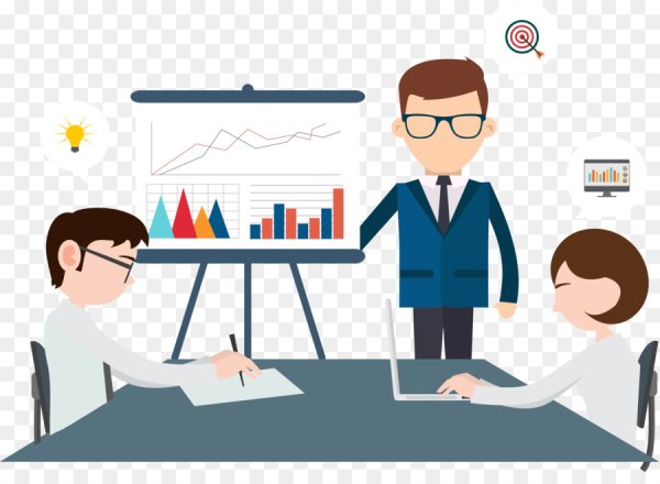 Бизнес тренер иллюстрация