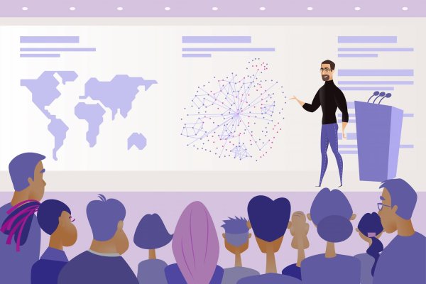 Публичное выступление иллюстрация