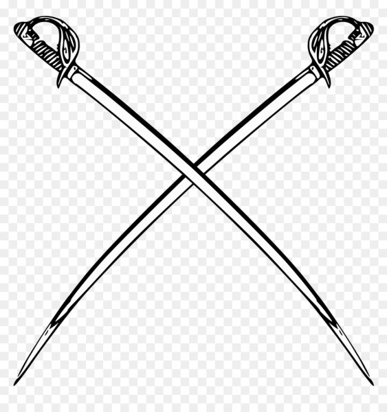 Казачьи шашки вектор