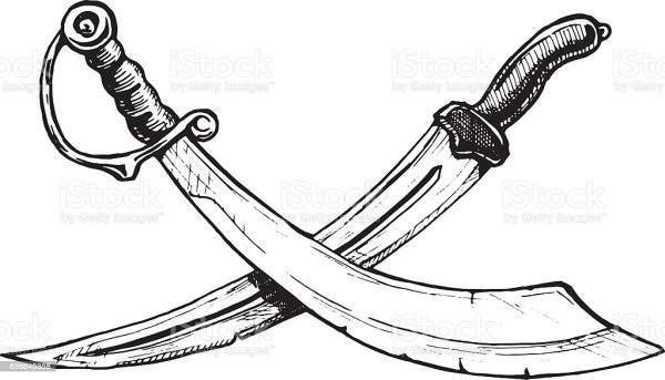Сабля рисунок