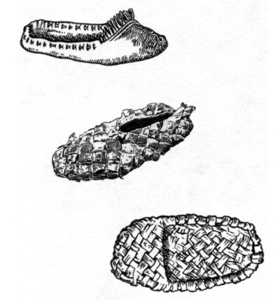 Лапти рисунок