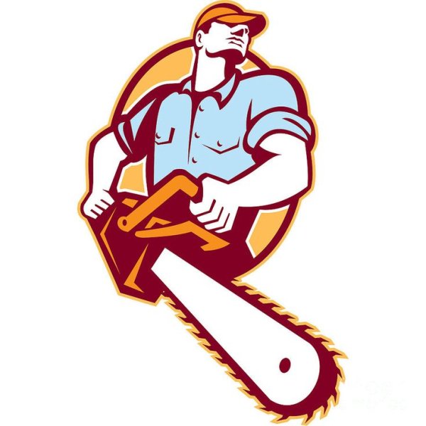 Лесоруб логотип