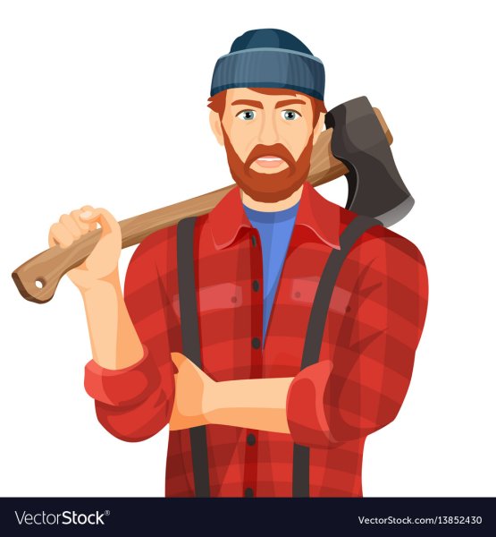 Дровосек вектор