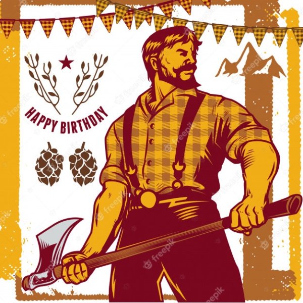 Элементы лесоруб вектор