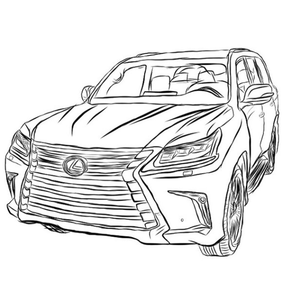 Lexus lx570 контур