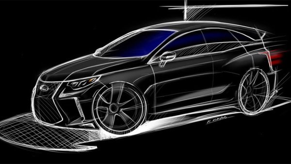 Лексус эскиз