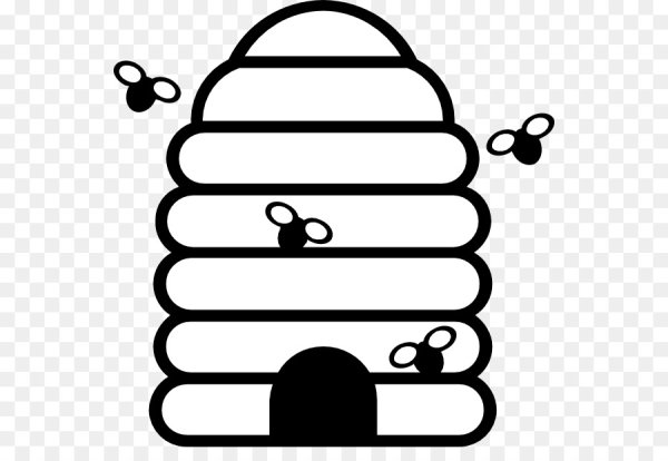 Улей черно белый для детей