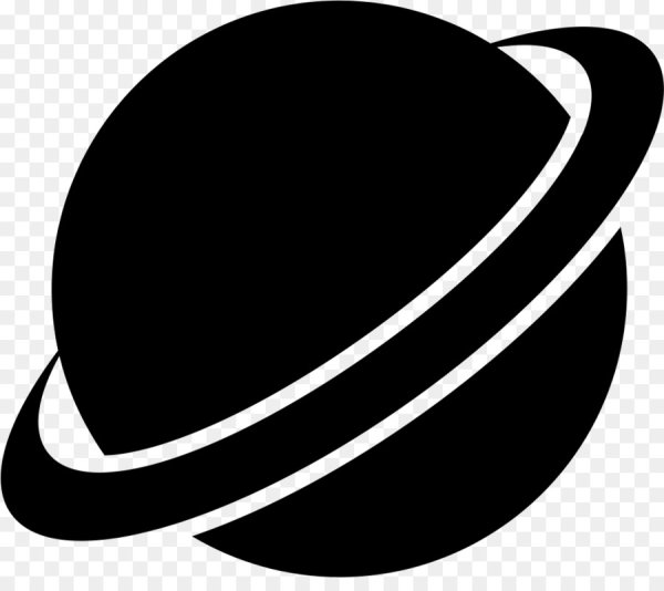 Сатурн силуэт