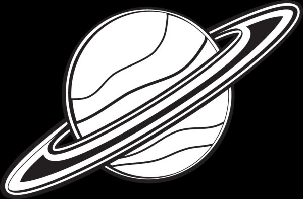 Сатурн стилизованный