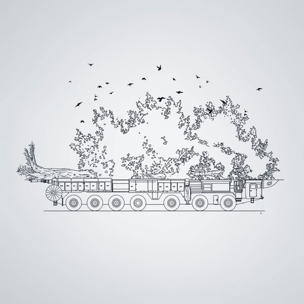 Тополь м рисунок