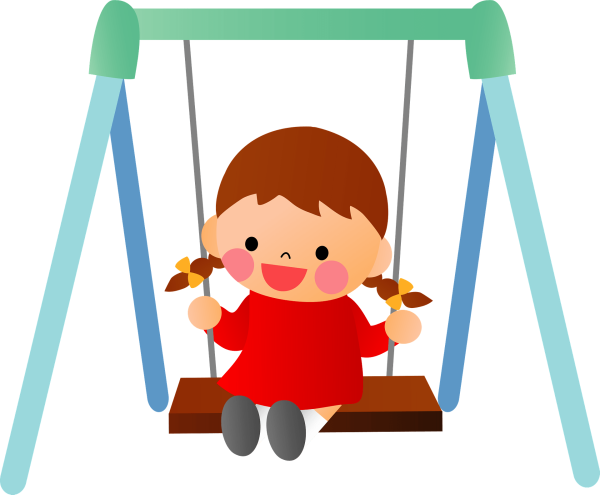 Качели для детей на прозрачном фоне
