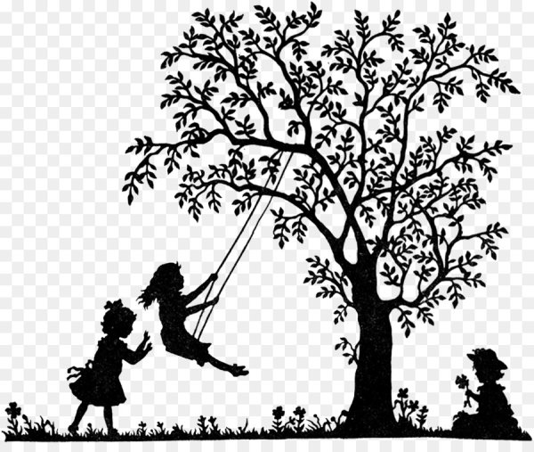 Силуэтная Графика для детей