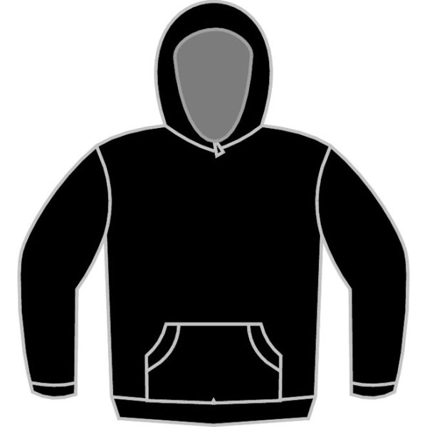 Макет толстовки с капюшоном