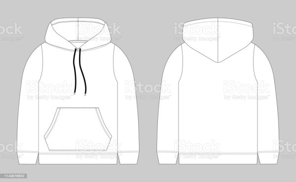 Худи с капюшоном макет
