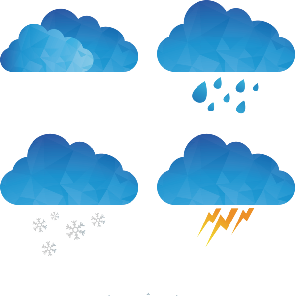 Облака вектор