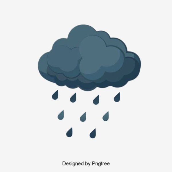 Тучка с дождиком