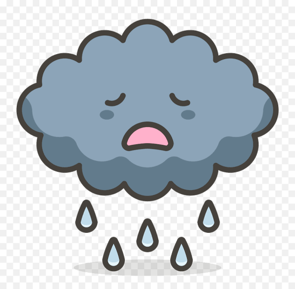 Тучка с дождиком