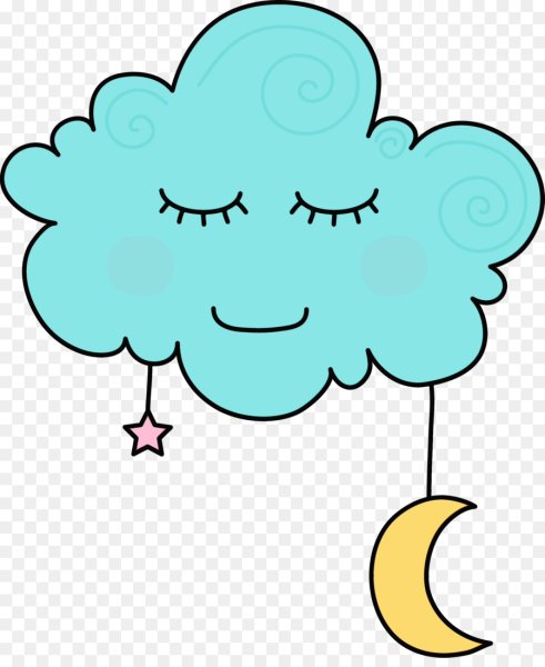 Облачко мультяшное