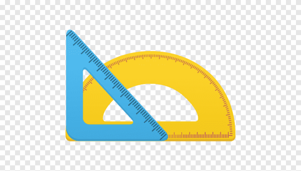 Транспортир без фона