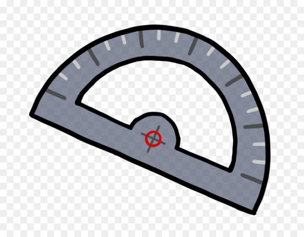 Транспортир мультяшный