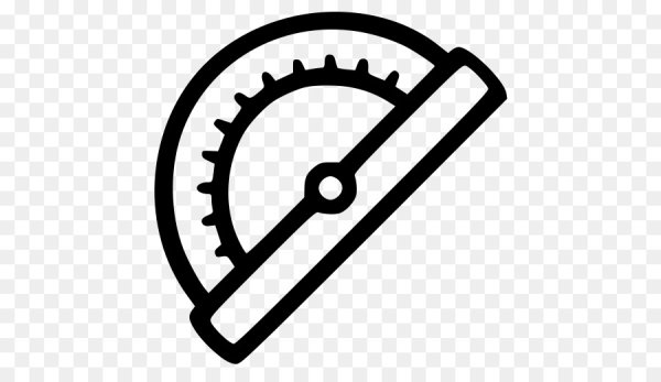 Транспортир чб