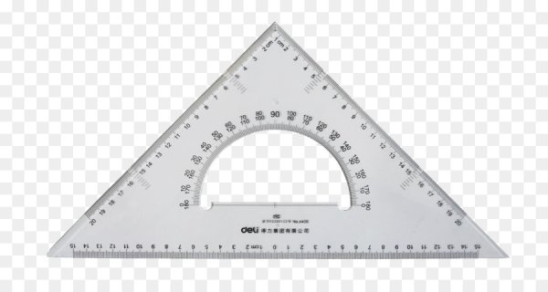 Транспортир прозрачный