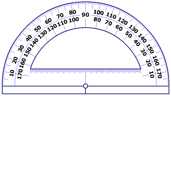 Шкала для измерения углов